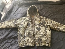 Hot Shot Men’s Insulated Twill Camo Hunting Jacket for cold weather Size XL