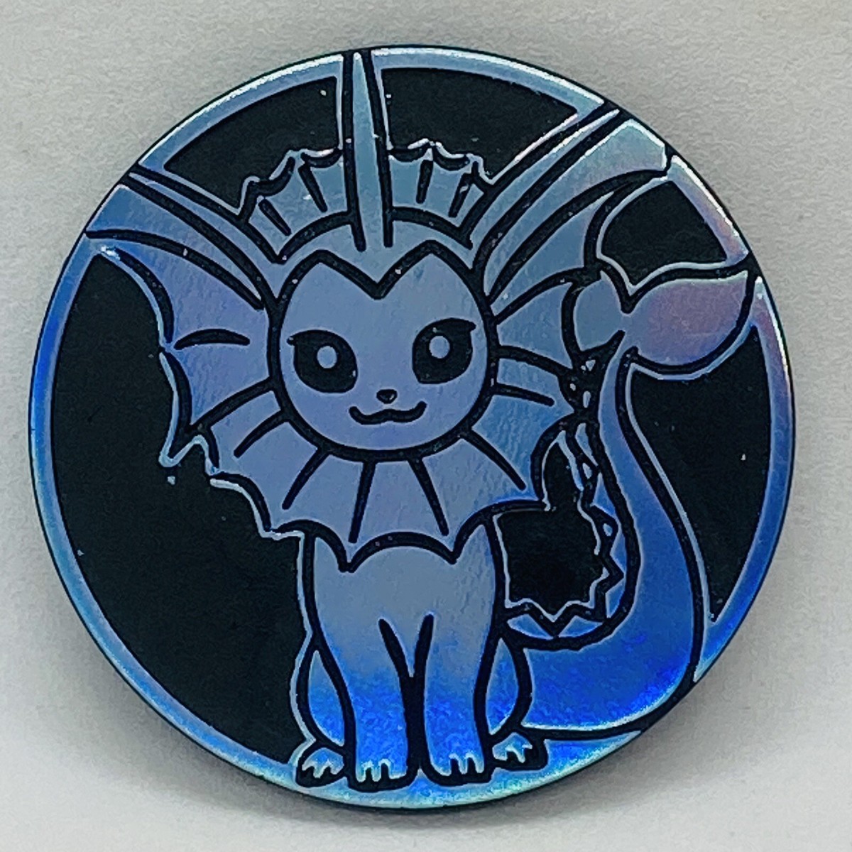 Pokemon Trading Card Games Vaporeon Blue Plastic Token Japanese