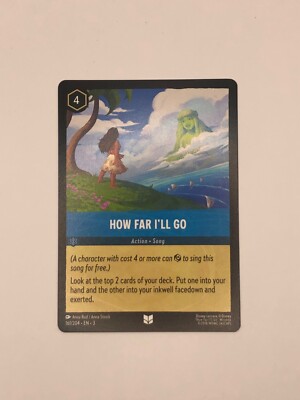 How Far I ll Go - NON Foil- Disney Lorcana: Into the Inklands (161/204)