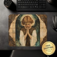 Christian Mouse Pad, Faith Desk Accessory, Inspirational Office Decor, Religious