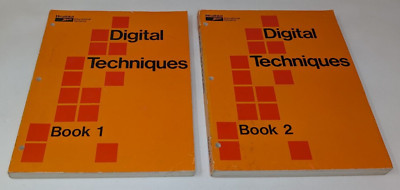 Digital Techniques Books 1 & 2 Set Heathkit Zenith Educational Systems 1978