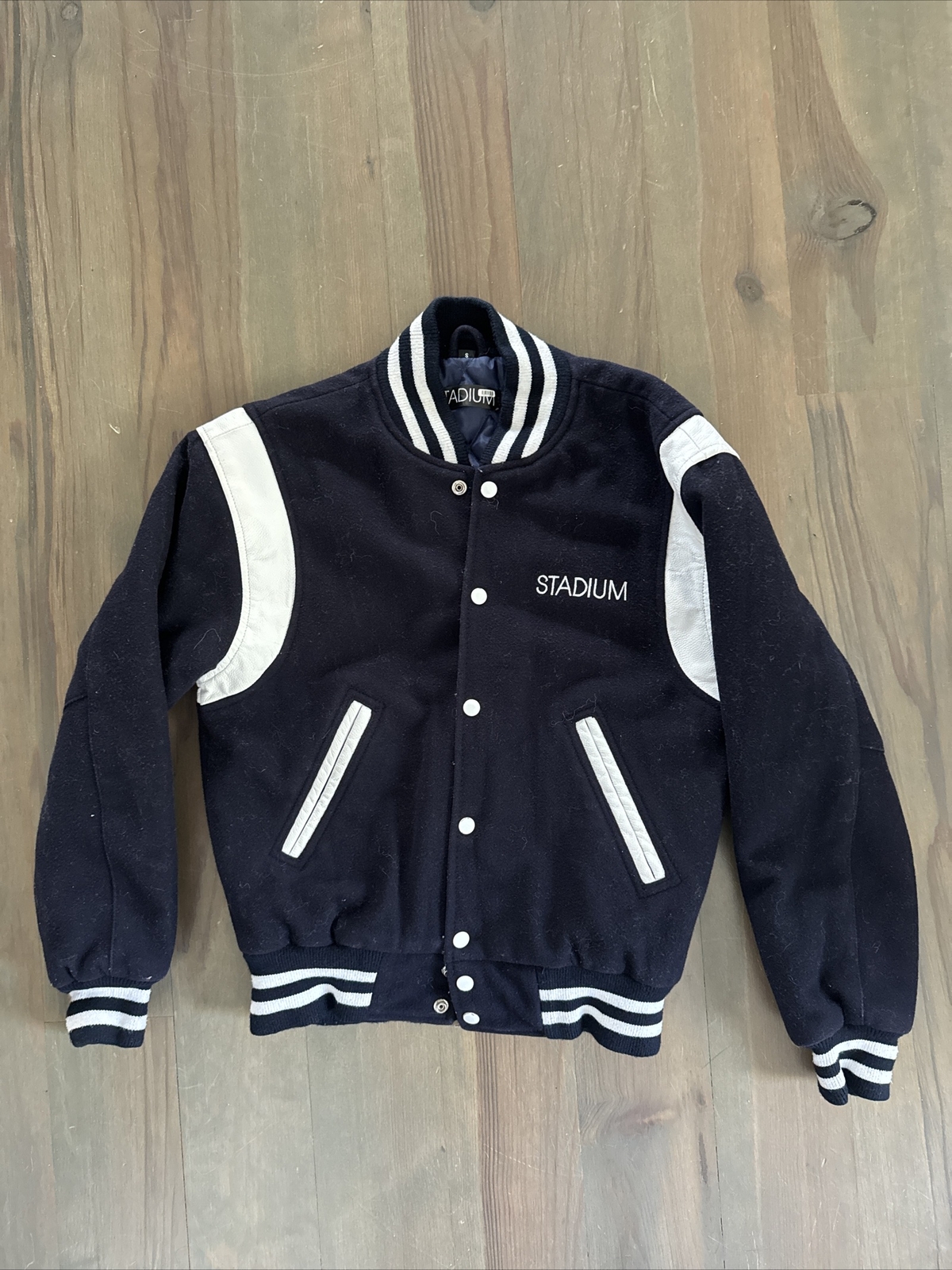 Stadium By Stadium Goods Varsity Jacket Navy S Gem
