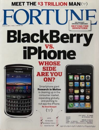 Fortune Magazine (8/31/09) : iPhone vs Blackberry, poursuites médicales, Home Depot - Photo 1/10