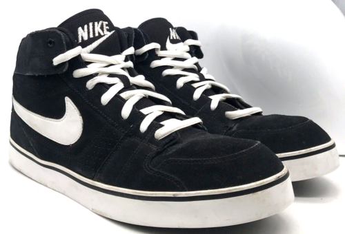 Nike Mens Ruckus MidTop 387174-005  Black Skater Shoes Size 12 US Skate Shoe - Afbeelding 1 van 10