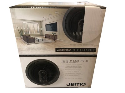 Jamo Ic 610 Lcr Fg Ii 10 In Ceiling Speakers Pair Brand New Ebay