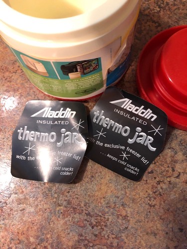 Aladdin's Insulated 6 oz Thermo Jar With Freezer Lid New Old Stock - Picture 6 of 7