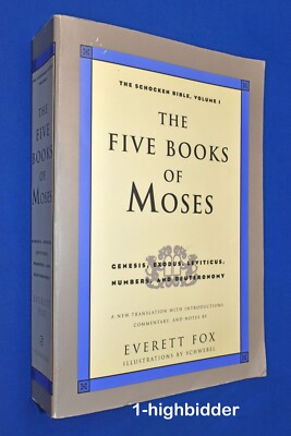 The Five Books of Moses Genesis Exodus Leviticus Numbers