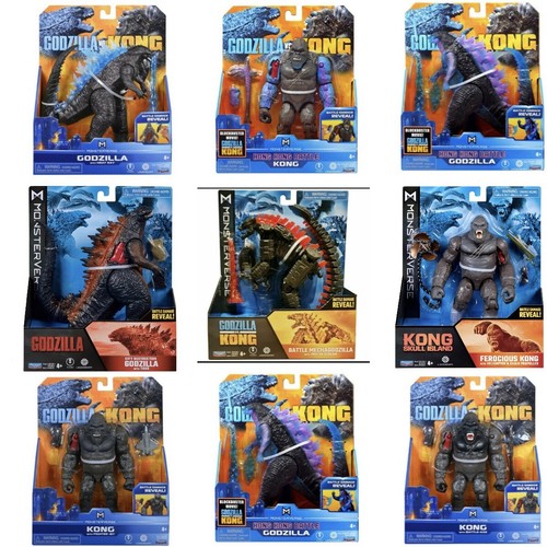 Godzilla Kong Skull Island Mecha Hong Kong Monsterverse Playmates 17 21 22 Ebay