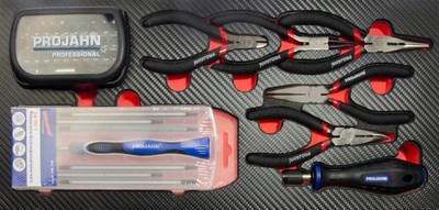 Projahn PROFORM-Werkstattwageneinlage Elektronik Zangen Schraubendreher 45teilig