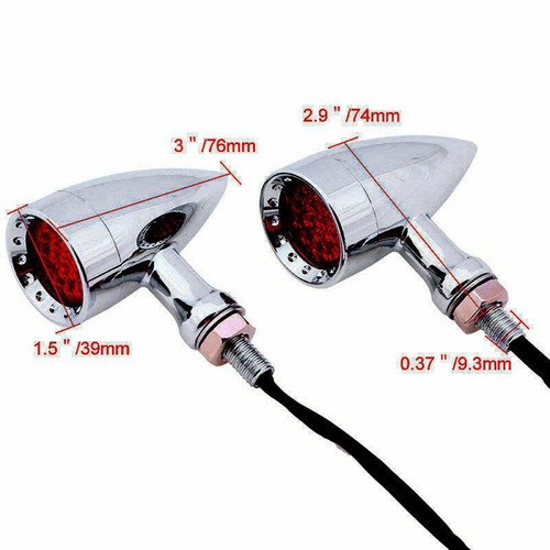 Turn Signals Indicators Lights Chrome Fits for Harley CVO Road Glide 2016-2017 - Picture 4 of 15