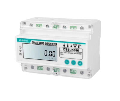 Digital Three Phase Smart Meter Modbus-RTU Display Remote Control System Use