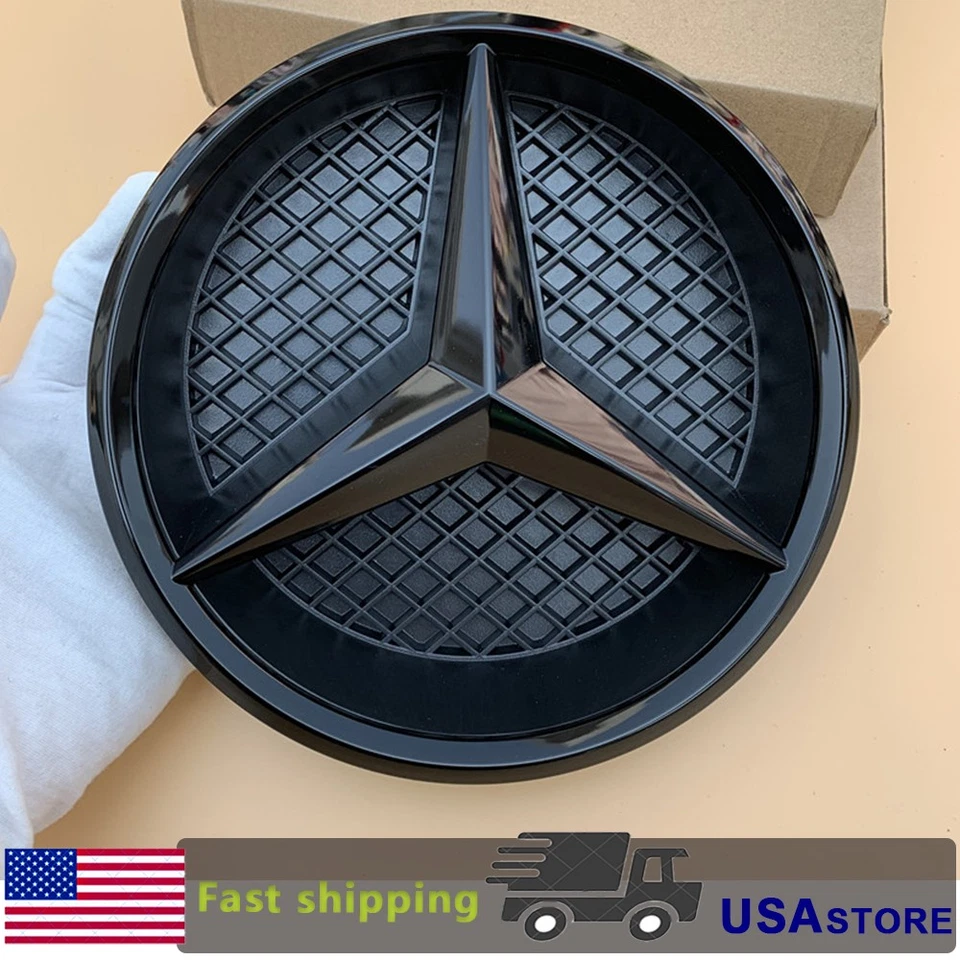 Fits Mercedes Benz 2015-2018 W205 C250 C300 C63 AMG Front Grille Star Emblem US - Imagem 3 de 4