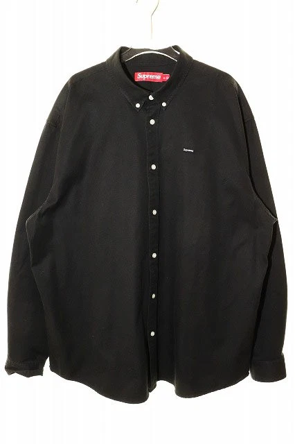 Supreme 22AW SMALL BOX SHIRT NOIR XL Small Box shirt manches longues noir marque