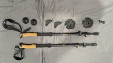 Cascade Mountain Tech Aluminum Trekking Poles Adjustable Cork Foam Grip