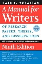 A Manual for Writers of Research Papers, Thes...