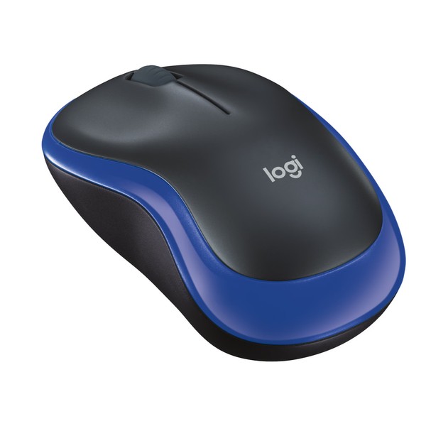 Logitech M185 Kabellose Maus Blau-image