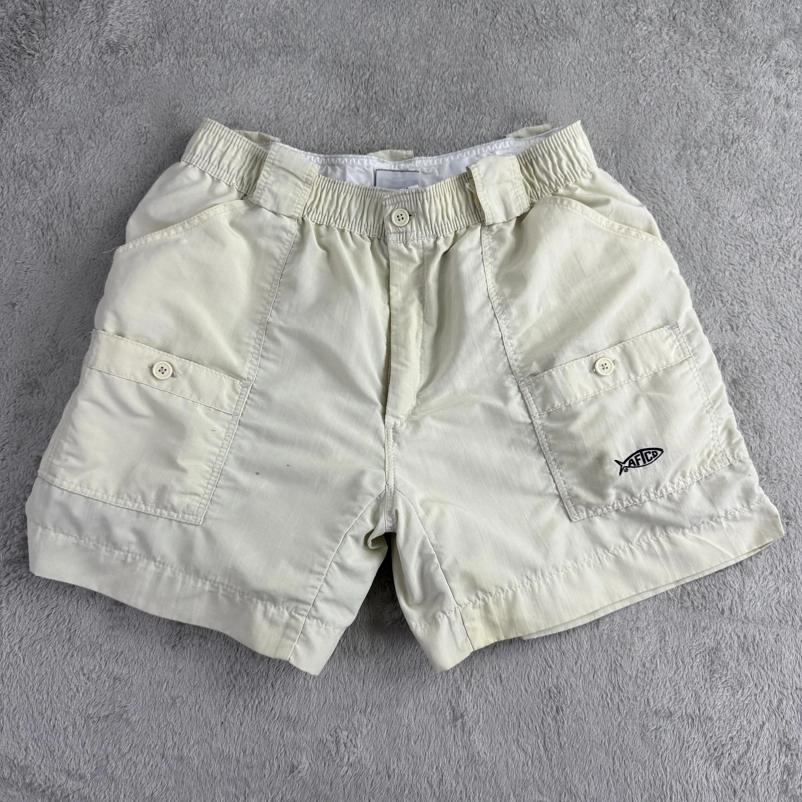 AFTCO Shorts Mens 34 White Nylon Cargo Elastic Waist Fishing Outdoor 6 Inseam
Opens in a new window
