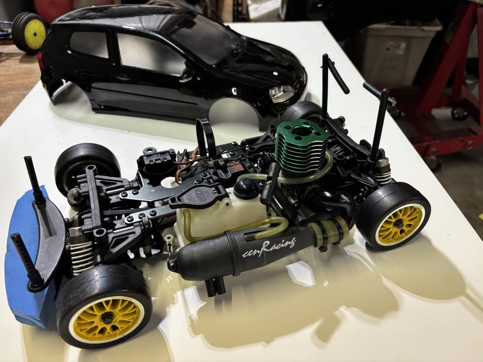 CEN RACING CT4S NITRO 1/10 AWD On-Road Touring Car W/ Engine & Body Roller CT5 - Image 3 of 4