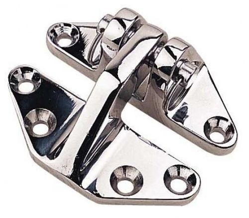 Chrome Brass Hatch Hinge Boat Marine Door Window 3" - Bild 1 von 1