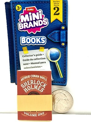 Luxury Sherlock Holmes Book W Mini Gold Magnifying Glass Inside