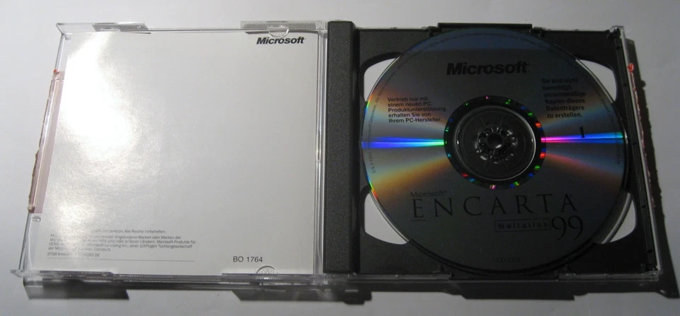 Microsoft · Encarta 99 · 2 CD · OEM-Vollversion · mit Produktkey - Bild 3 von 4