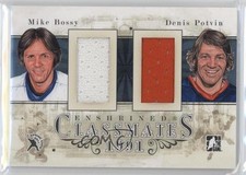 2010 ITG Enshrined Classmates Black /19 Mike Bossy Denis Potvin #CM-65 HOF 0a4