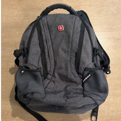 SWISSGEAR 3760 ScanSmart Laptop Backpack Gray Travel School Bookbag EUC