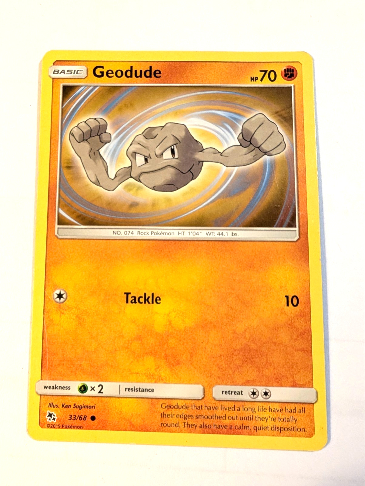 Pokémon Card - Geodude 33/68 Pokemon