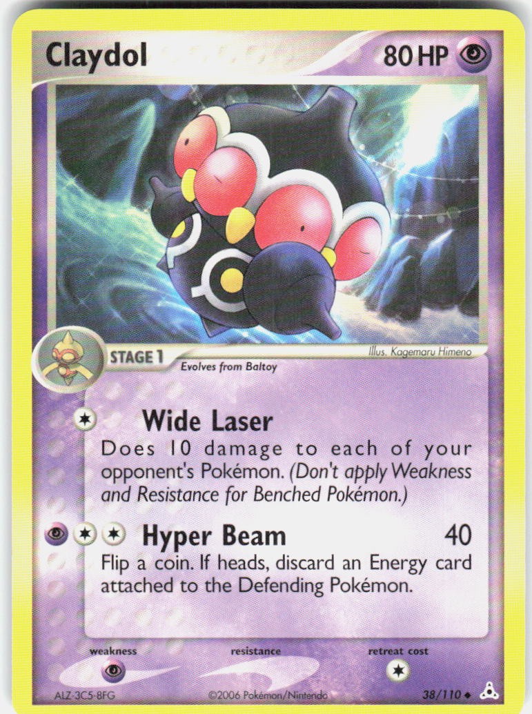 Claydol 38/110 Holon Phantoms Pokemon