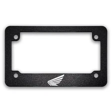 For Honda MOTORCYCLES Textured Wing Motorcycle License Plate Frame(ALL MODELS)