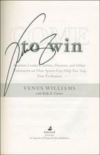 VENUS WILLIAMS - BOOK SIGNED