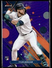 2025 Finest #18 Tyler Locklear Purple Refractor Rookie Card RC #/250
