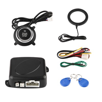 Hot Alarm System Engine Push Button Start Stop Lock Anti-theft Protection LIF