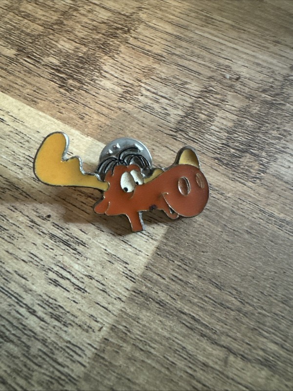 Ward Productions, Inc. Rocky And Bullwinkle Enamel Pin￼