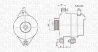Magneti Marelli Generator U.A. FüR CitroËN, Peugeot, Toyota