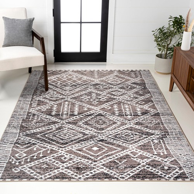 #ad #ad Tayri Tribal Geometric Brown Ivory Indoor Area Rug 5x8 Modern Bohemian Vi... $87.27