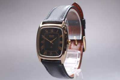 [Exc+4]  Vintage Orient GS091401-20  Quortz Men's Watch From JAPAN