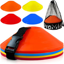Disc Soccer Cones for Training Kids - 25/50/100/200 Small Plastic Cones
