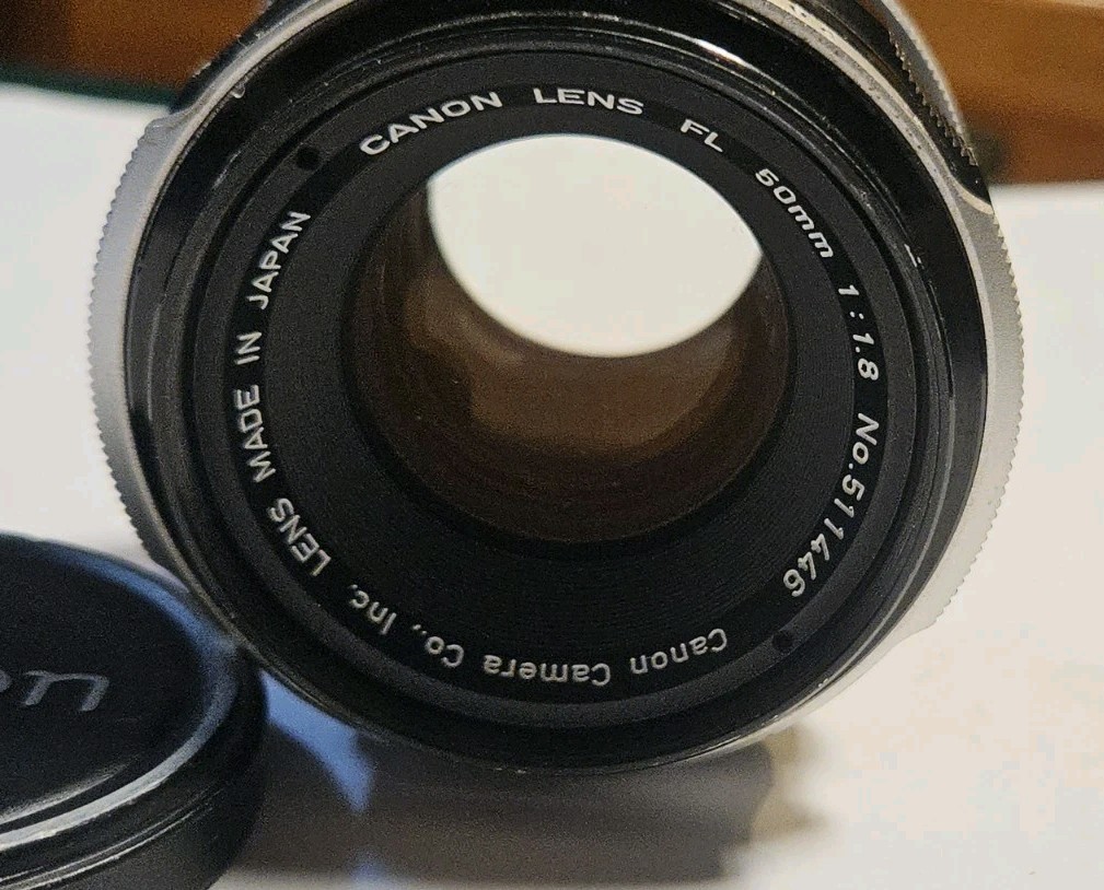 CANON FL 50mm f/1.8 Lens Made In Japan 