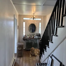 Tinware Chandelier Black