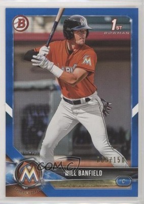 2018 Bowman Draft Blue /150 Will Banfield #BD-113 n1u