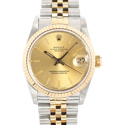 ROLEX Datejust 68273 Yellow Automatic Case Size 31mm - Used Watch #311210