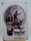 Asbach Style German Cognac Bar Metal Tin Sign Vintage Liquor Wall Decor 12x8