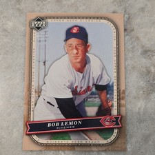 2005 Upper Deck Classics Bob Lemon #11 Cleveland Indians Baseball Trading Card
