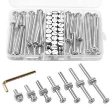 Crib Screws,28Sets Baby Bed M6x20mm/30mm/40mm/50mm/60mm/70mm/80mm 28Sets