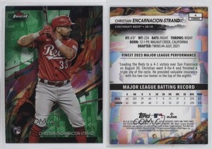 2024 Finest Common Green Refractor /75 Christian Encarnacion-Strand #4 Rookie RC