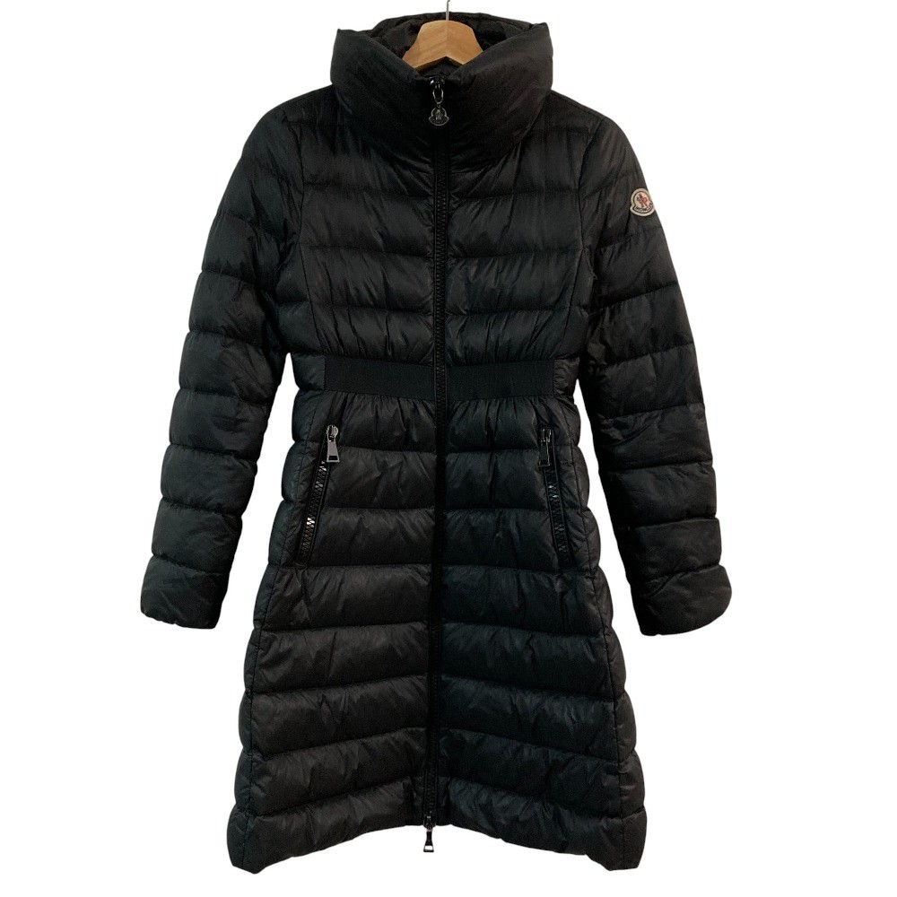 MONCLER TALHOUET Down Coat, Size 0, Black Women USED
