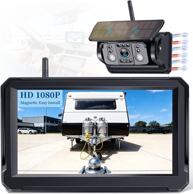 Wireless Backup Camera Solar Magnetic for Truck
