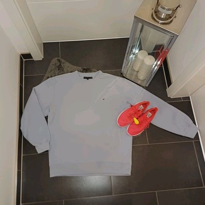 Sweatpulli hellblau Tommy Hilfiger XL sweater Sweatshirt gefüttert TopZustand
