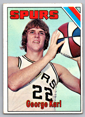 1975-76 TOPPS #303 GEORGE KARL SPURS